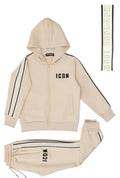 Ensemble jogging Icon Street Beige