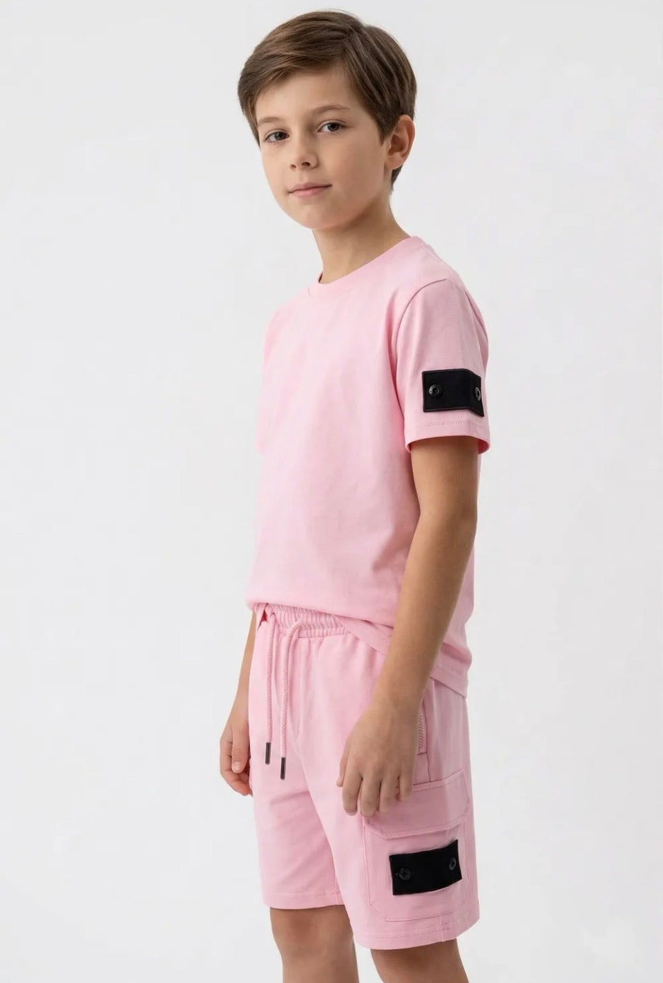 Ensemble Cargo Rose Enfant