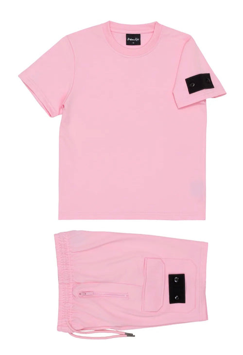 Ensemble Cargo Rose Enfant